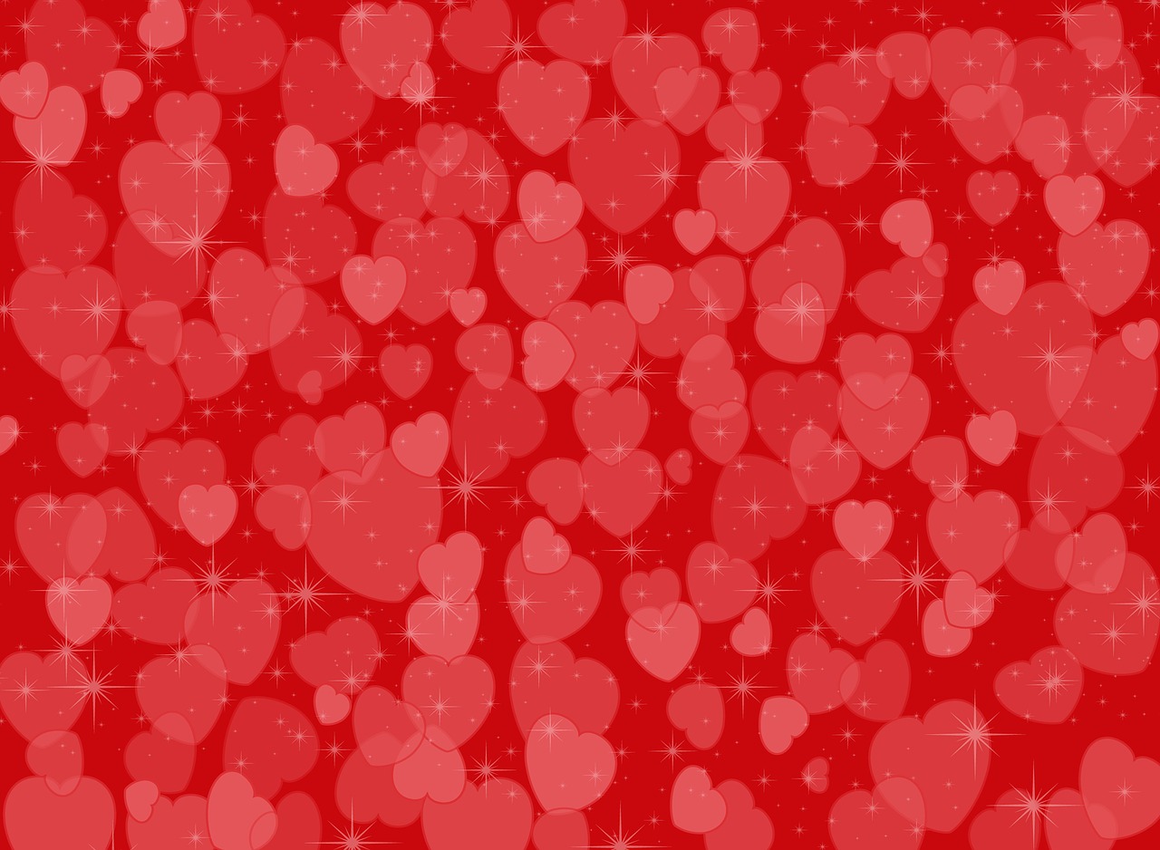 valentine background  bokeh hearts  love free photo