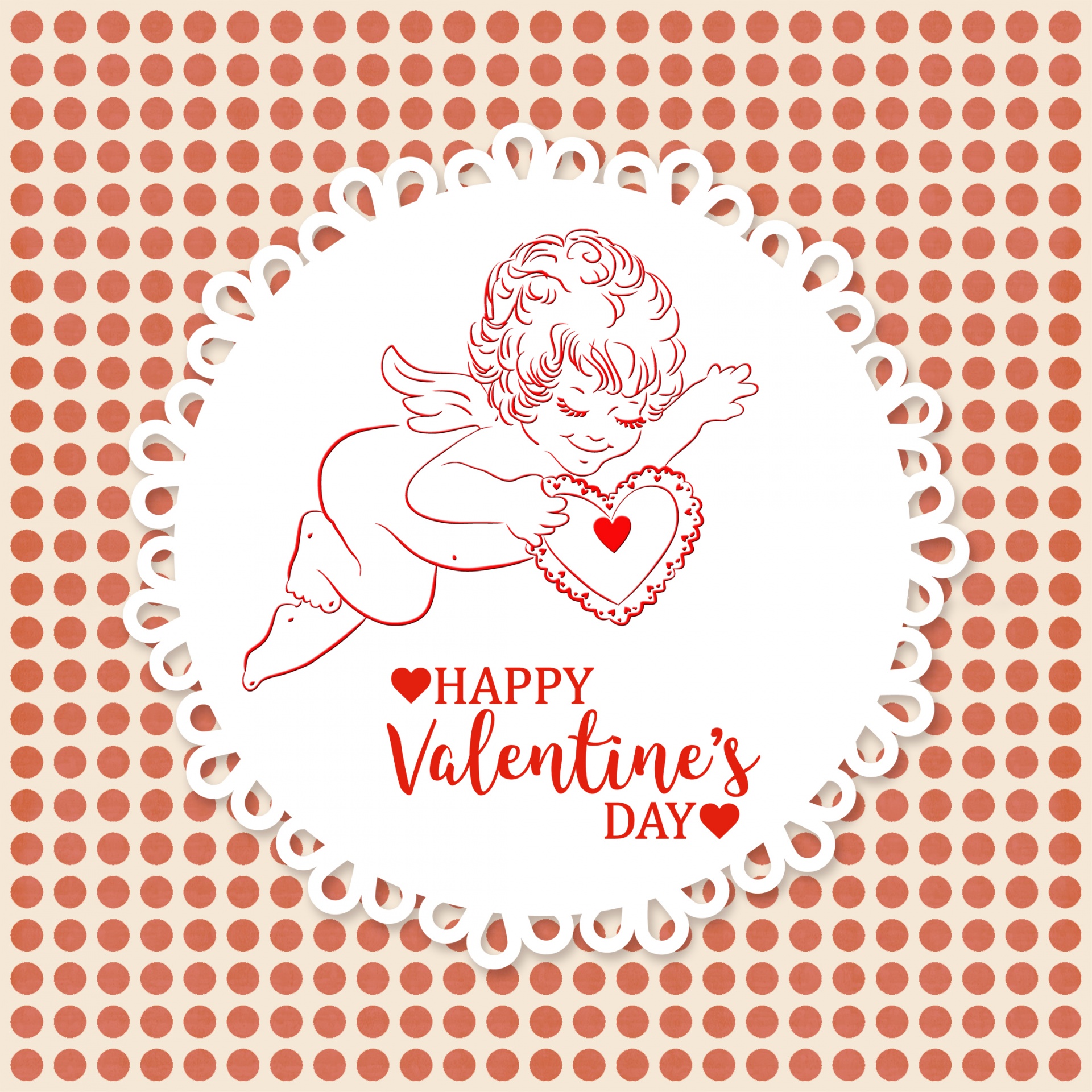 valentine card cupid free photo