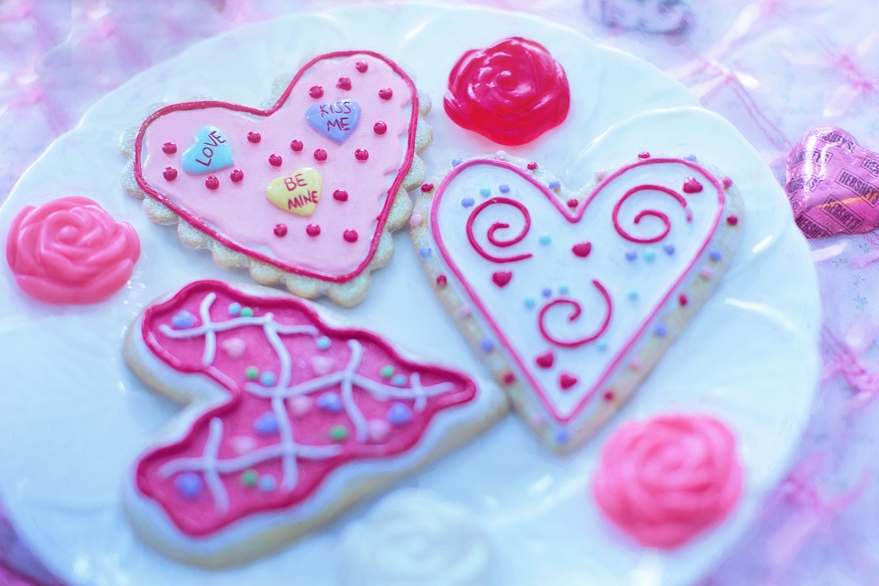 valentine's day valentine cookies holiday free photo