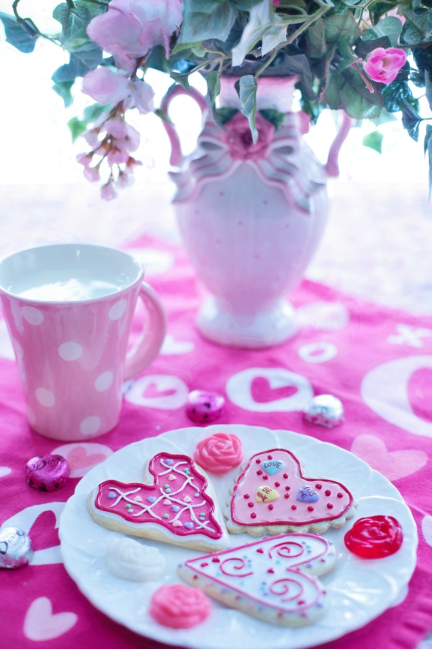 valentine's day valentine cookies holiday free photo