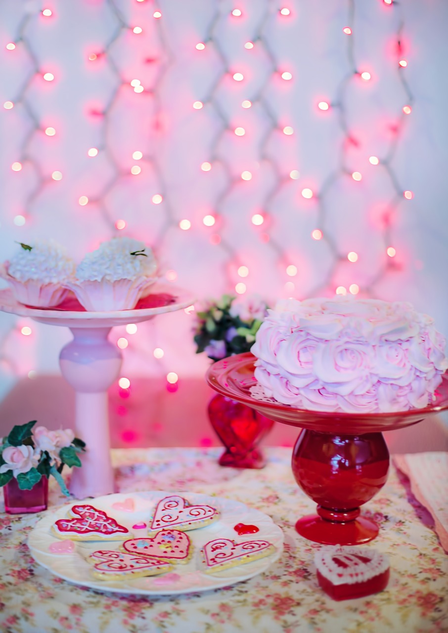 valentine's day sweets cake free photo
