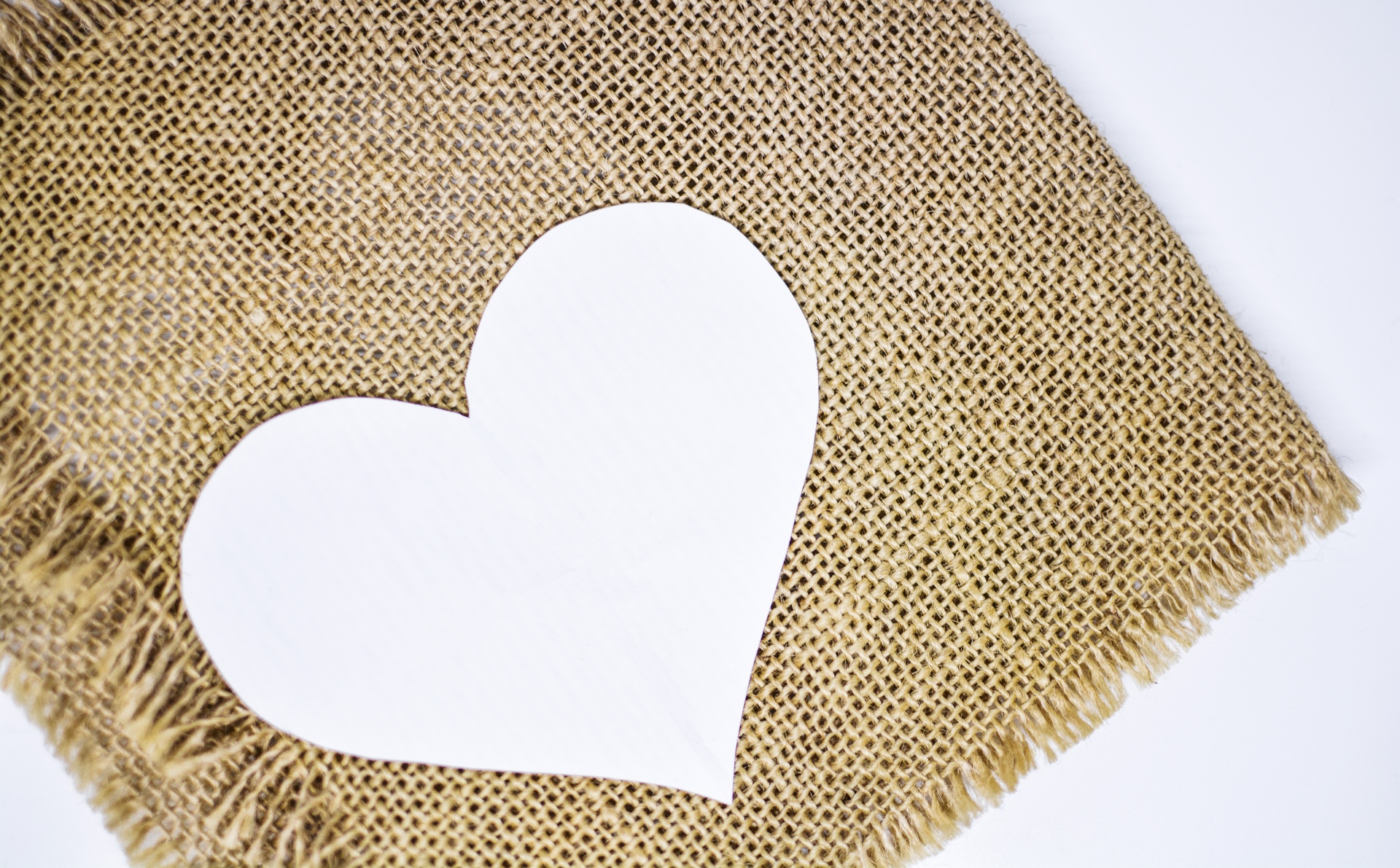 heart background jute free photo