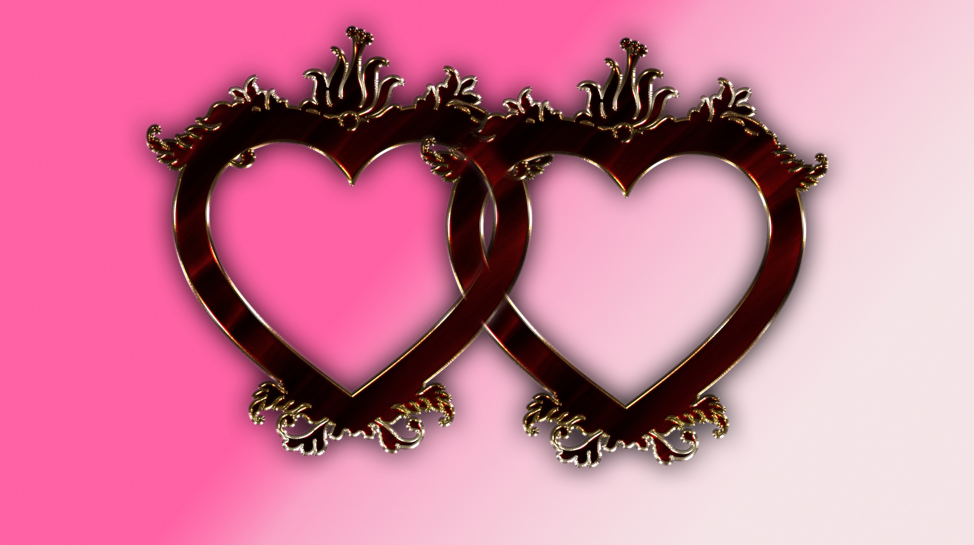 frame heart wallpaper free photo