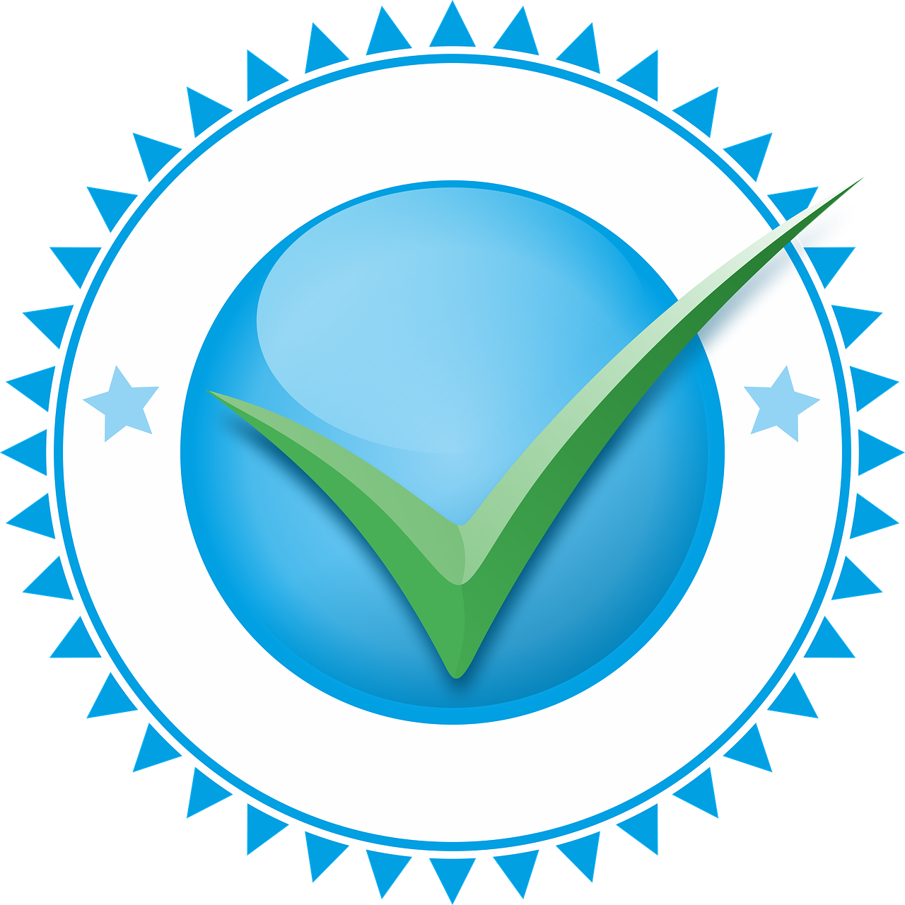 validation positive logo free photo