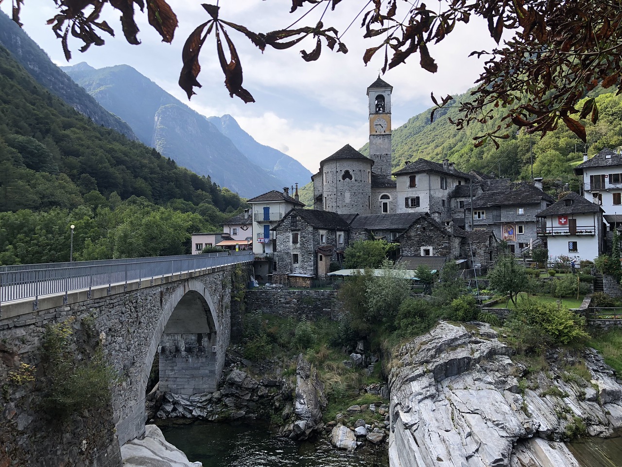 valle verzasca  mountains  switzerland free photo