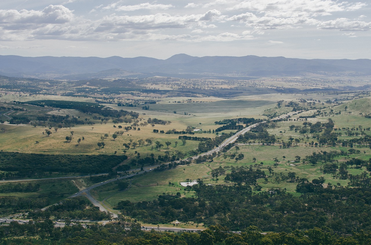 valley highway rural free photo