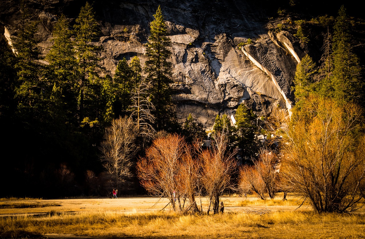 valley mountains yosemite free photo