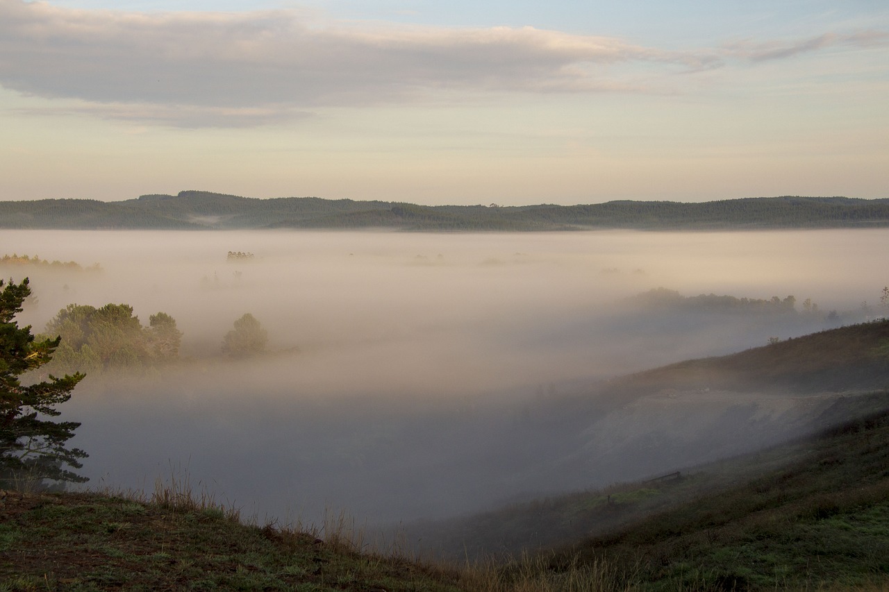 valley  sunrise  morning free photo