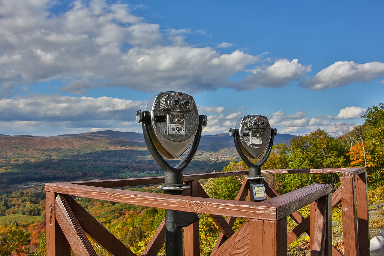 valley  binoculars  landscape free photo