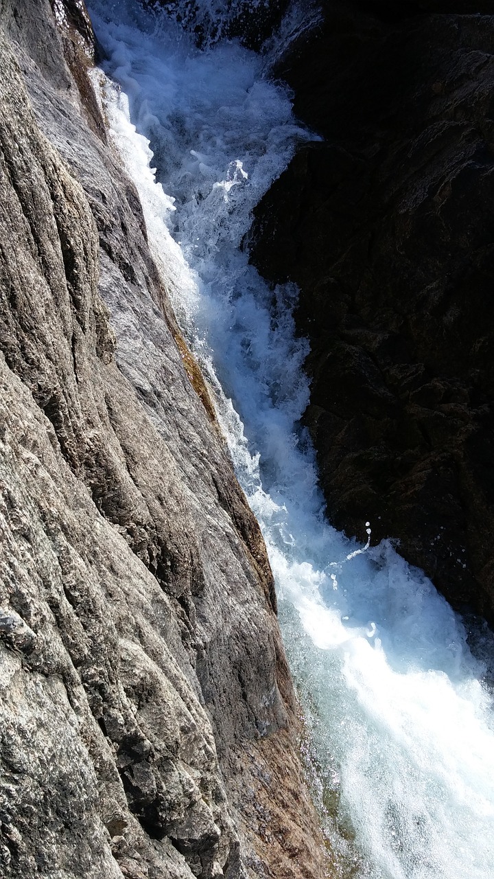 valley waterfall mountain free photo