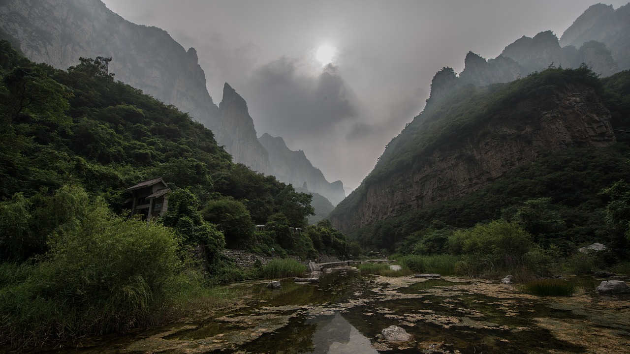 valley geopark china free photo
