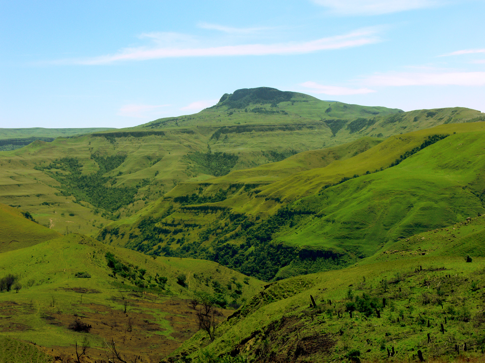 valley hills zululand free photo