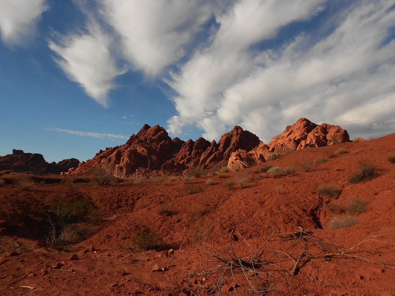 valley of fire red rocks las vegas free photo