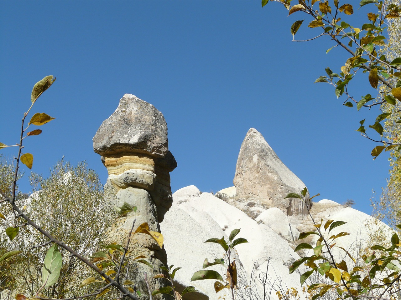 valley of roses cappadocia fairy towers free photo