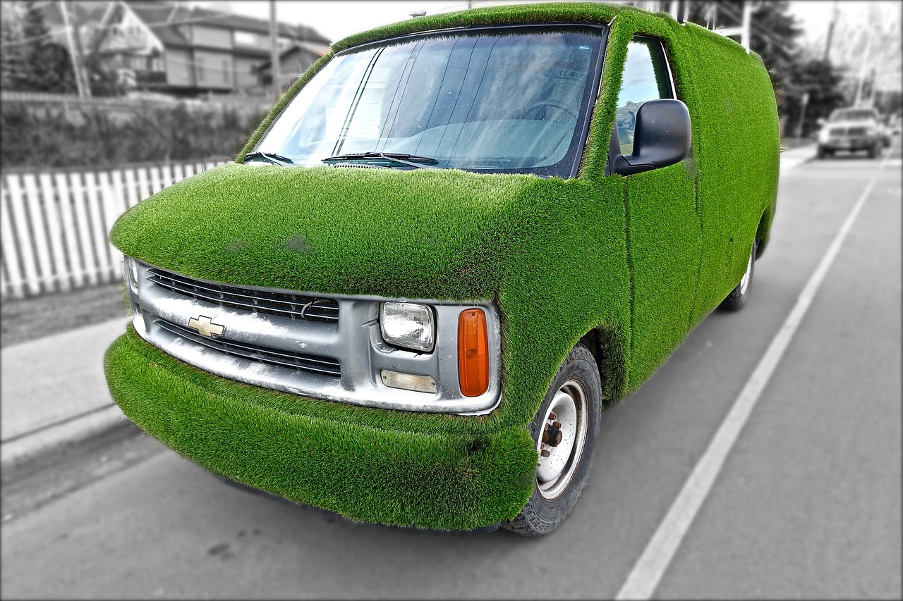 van carpet green free photo