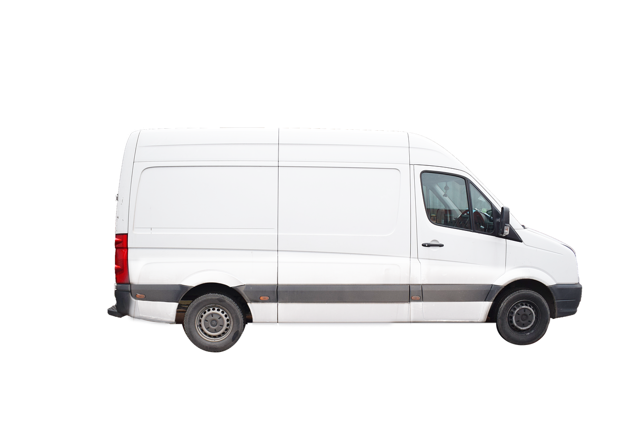 van delivery van vehicle free photo