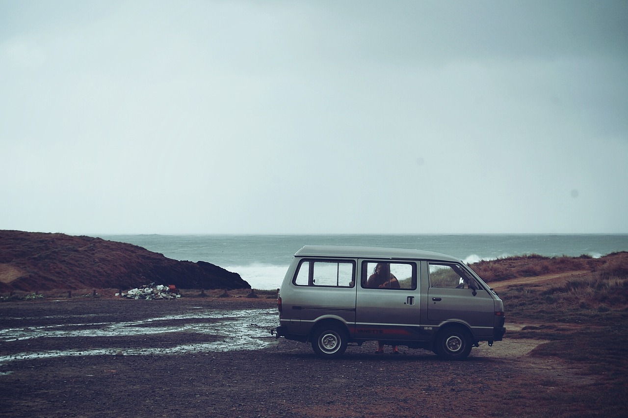 van automotive ocean free photo