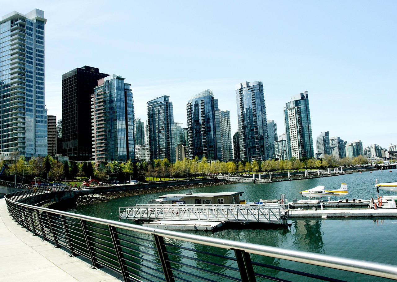 vancouver harbor boats free photo