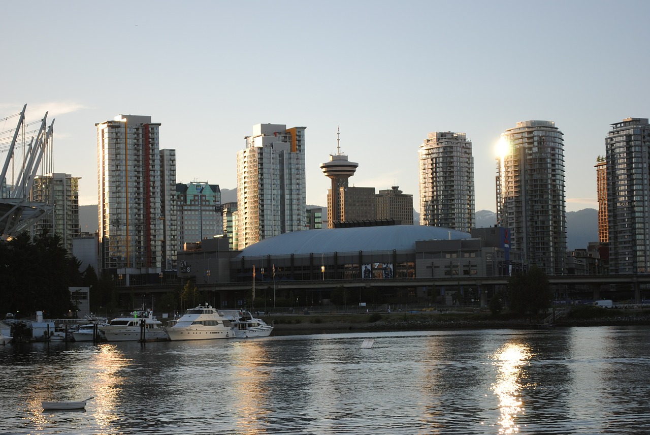 vancouver canada skyscrapers free photo