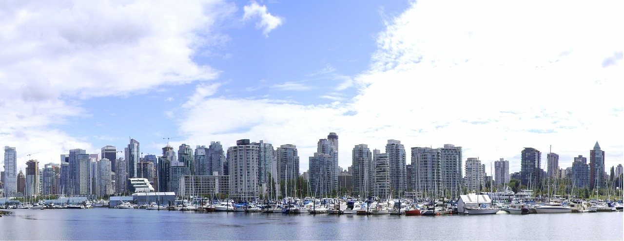 vancouver panorama cityscape free photo