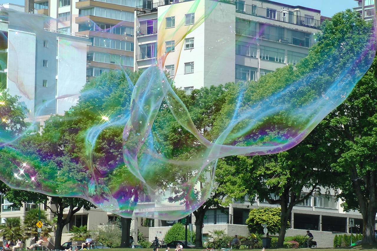 soap bubble enormous vancouver free photo