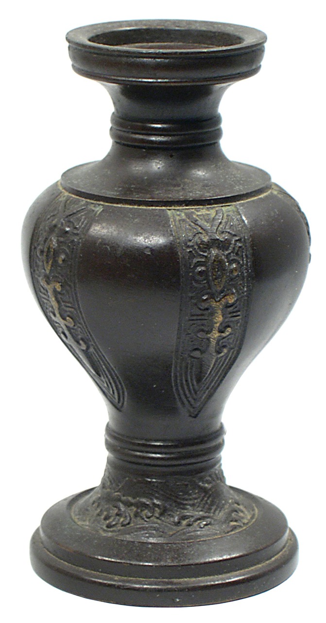 vase black decoration free photo