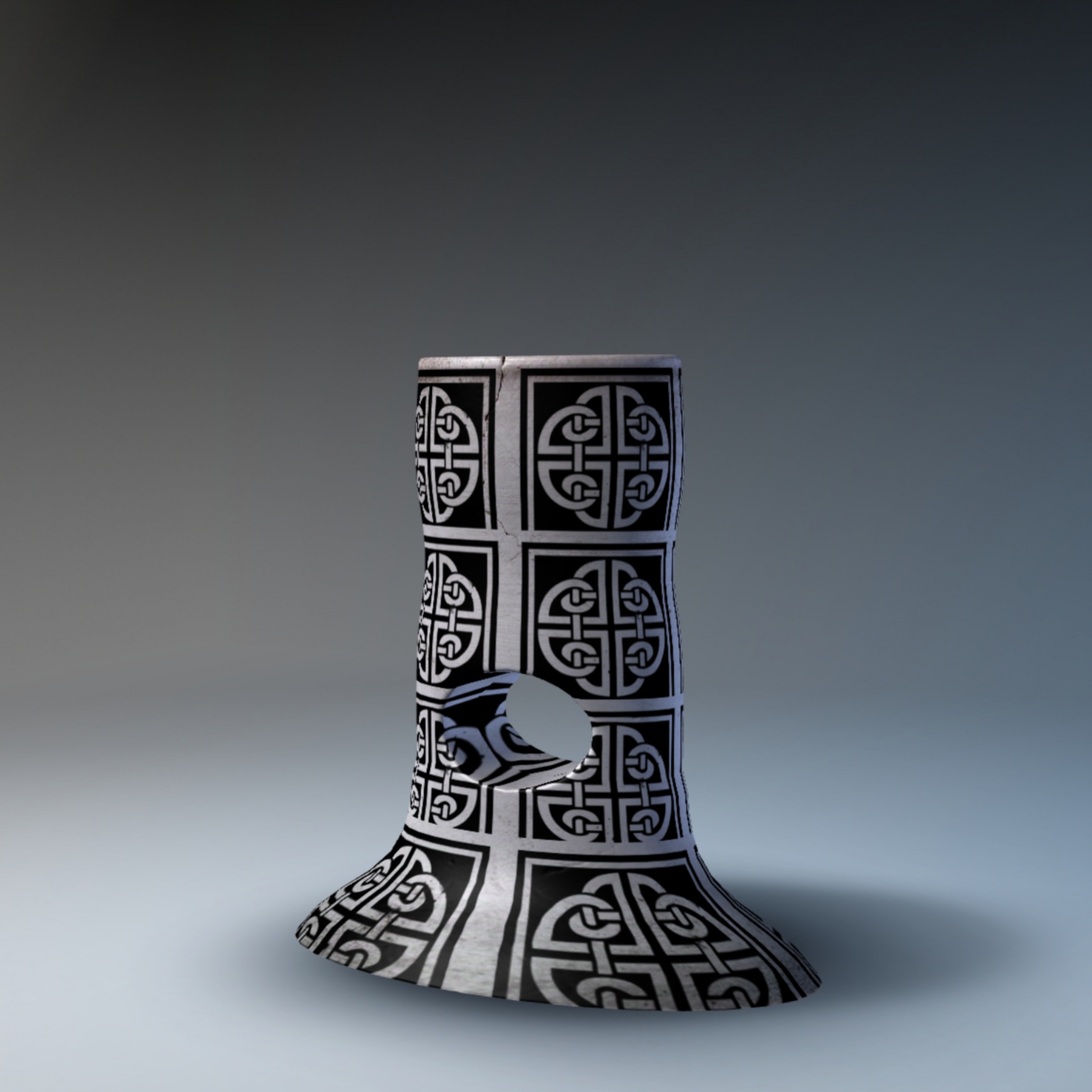 gradient grey vase free photo