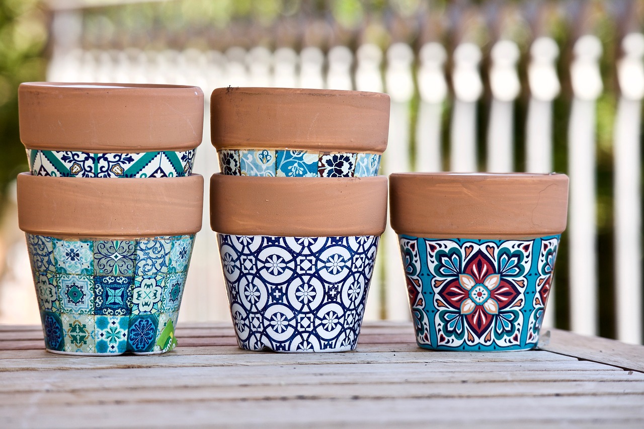 vases  terracotta pots  gardening free photo