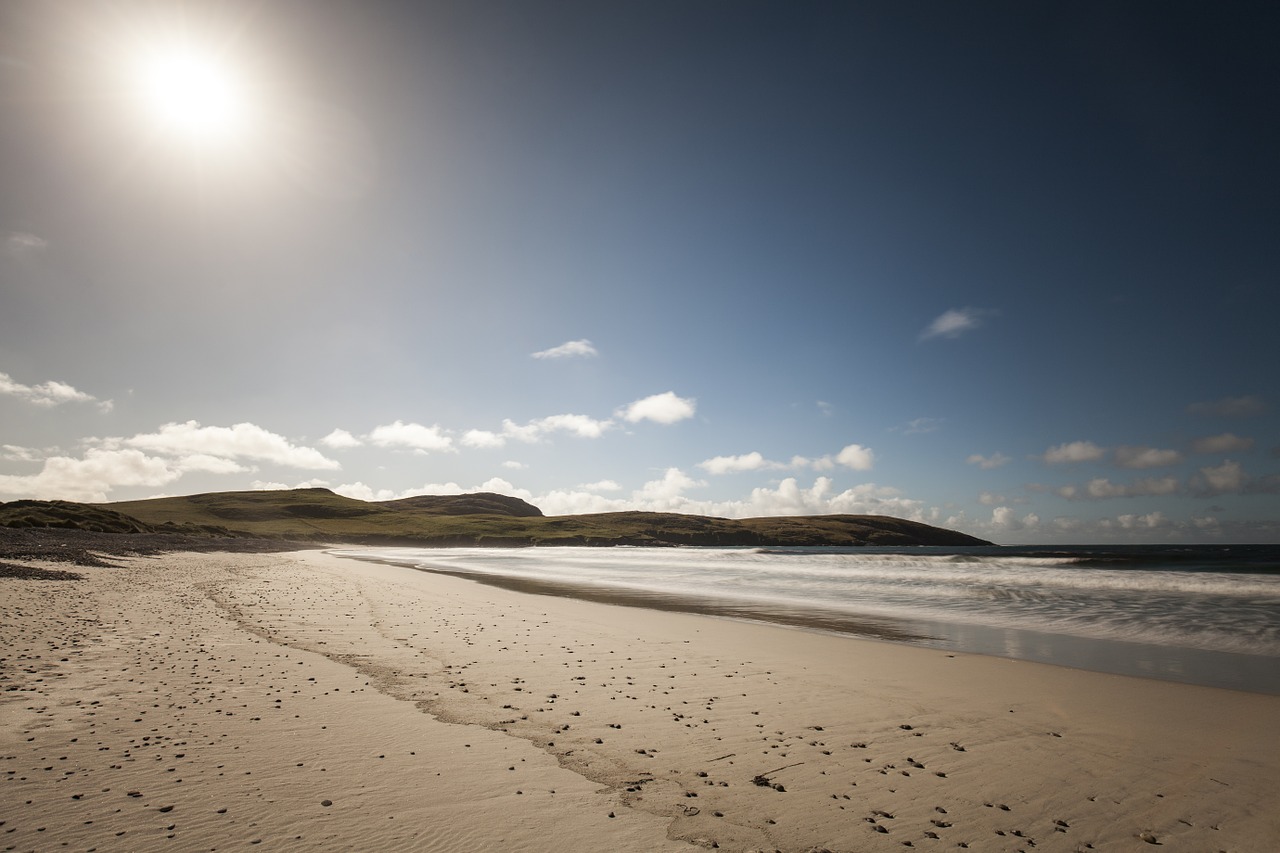vatersay outer hebrides beach free photo