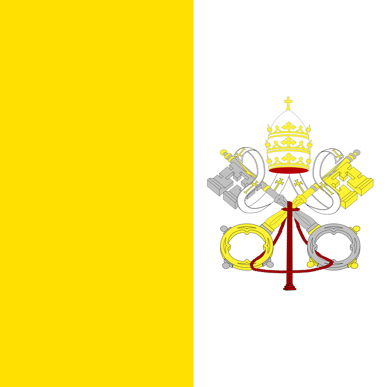 vatican flag vatican city free photo