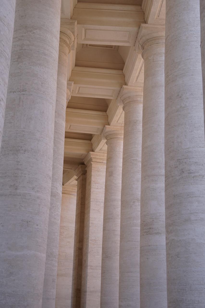vatican hallway exterior free photo