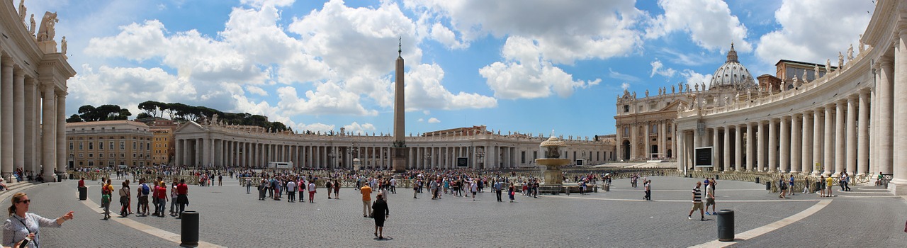 vatican panorama italy free photo