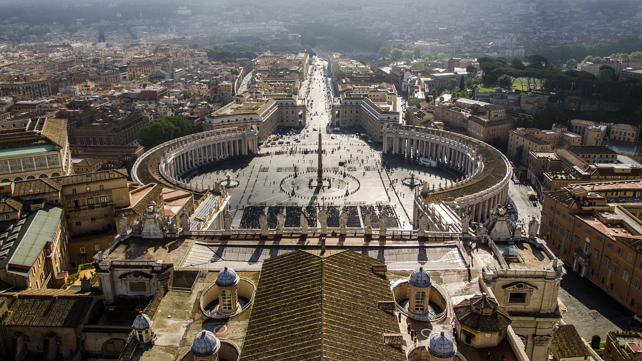 vatican city cathedral panorama free photo