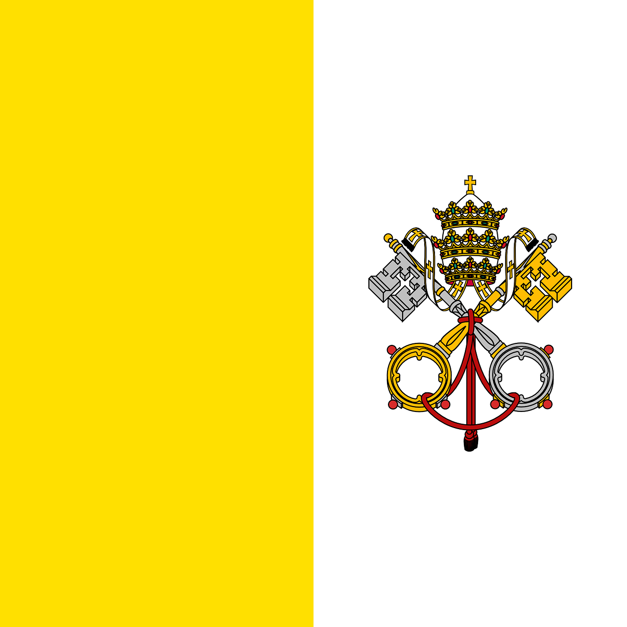 vatican city flag national flag free photo