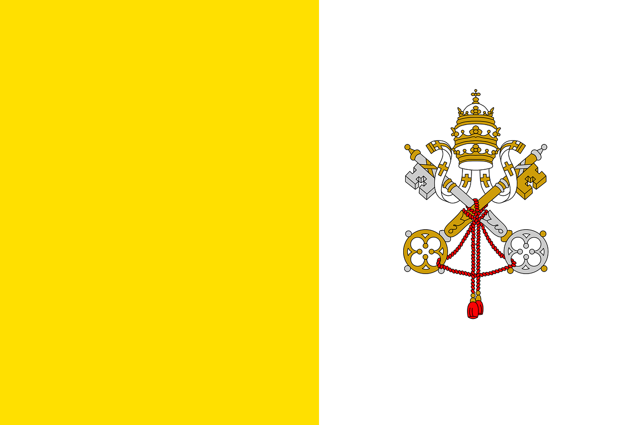 vatican flag pope vatican free photo