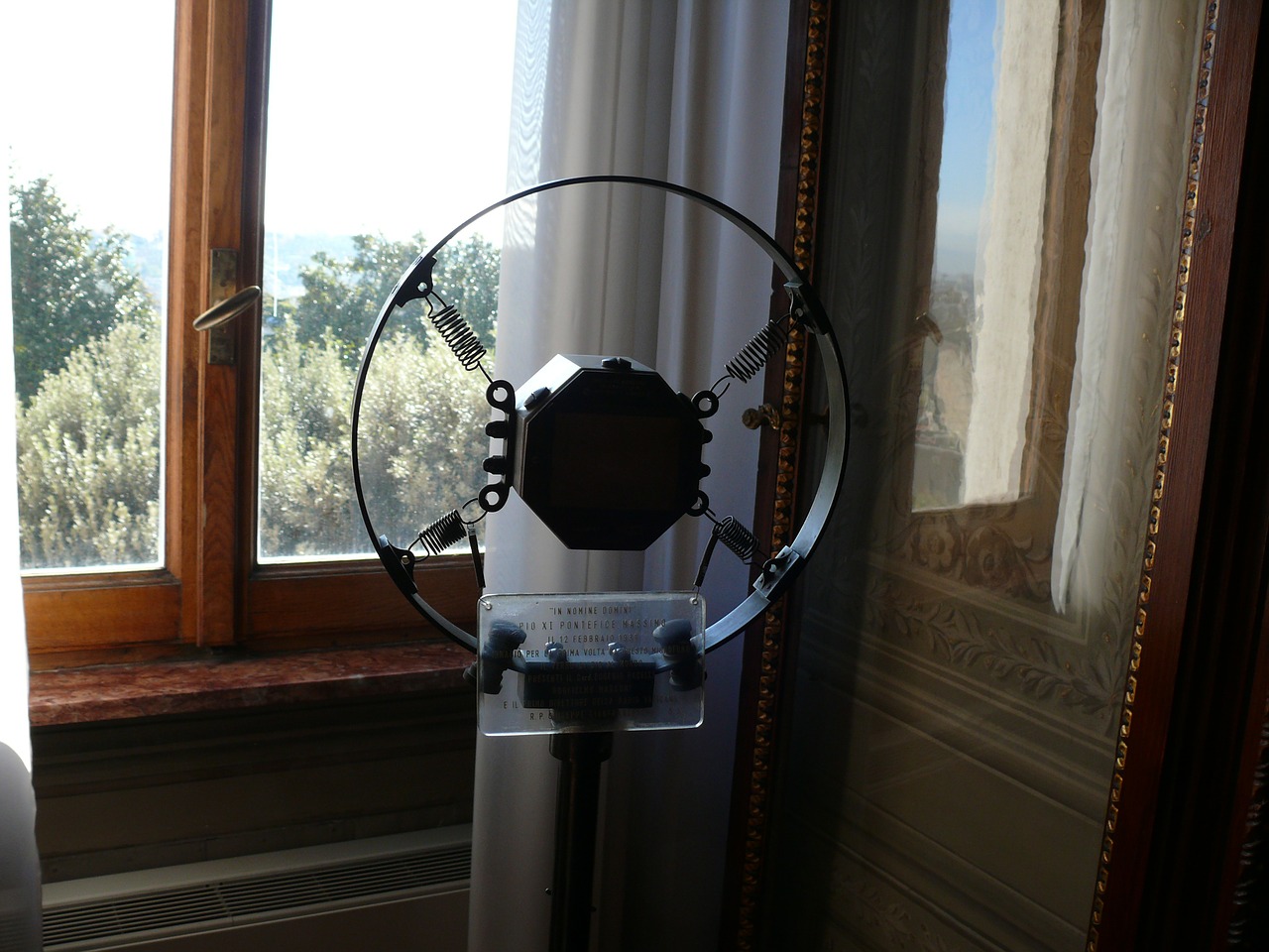 vatican radio microphone marconi free photo