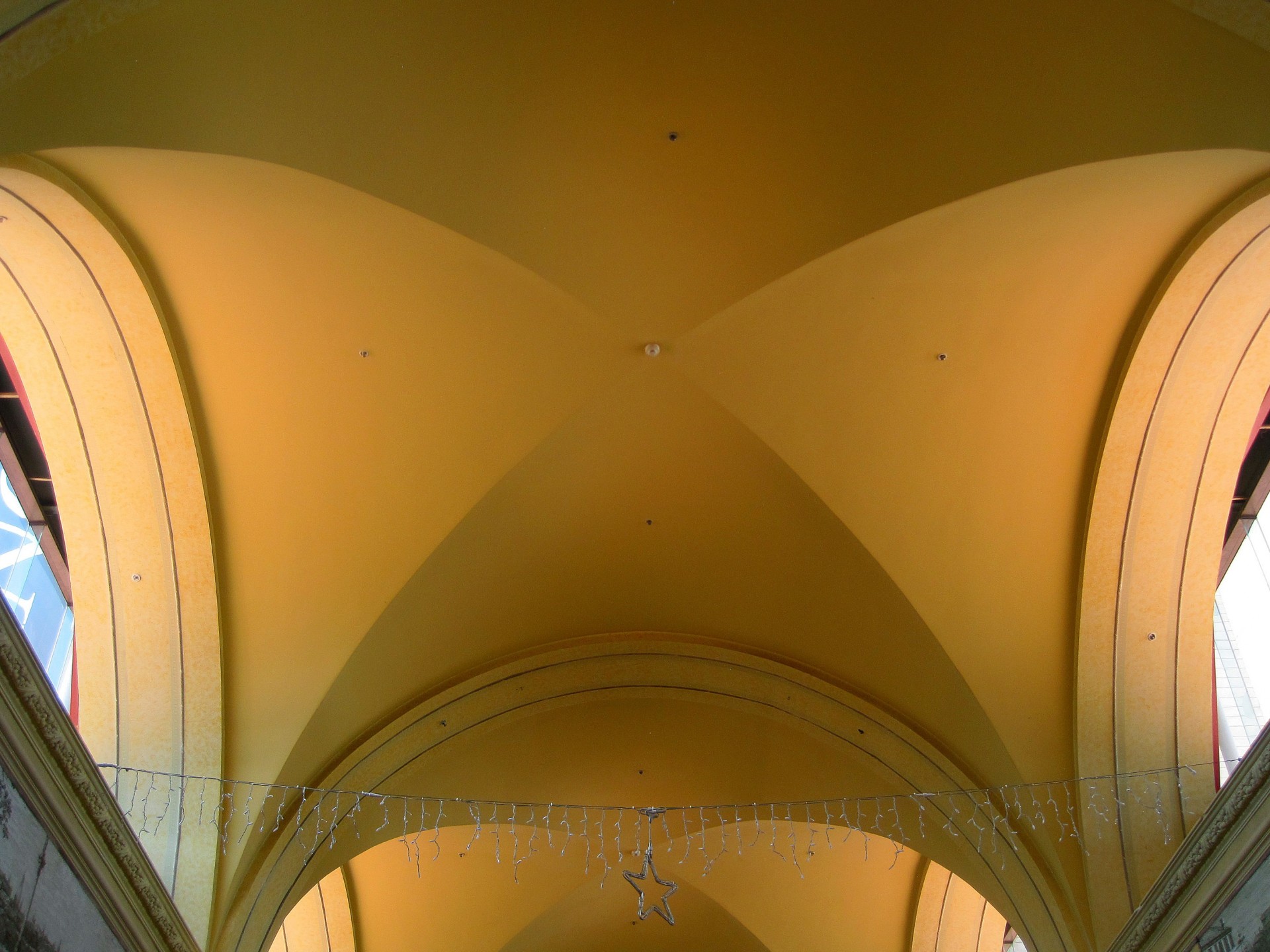 building ceiling vaulted free photo