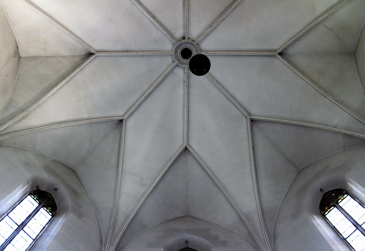 vaulted ceilings gothic construction free photo