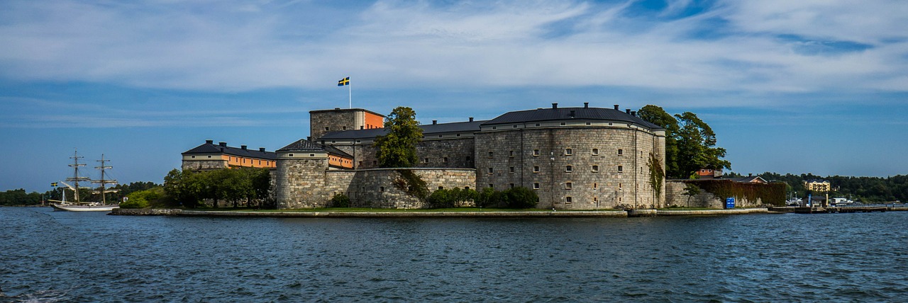 vaxholm fort stockholm free photo