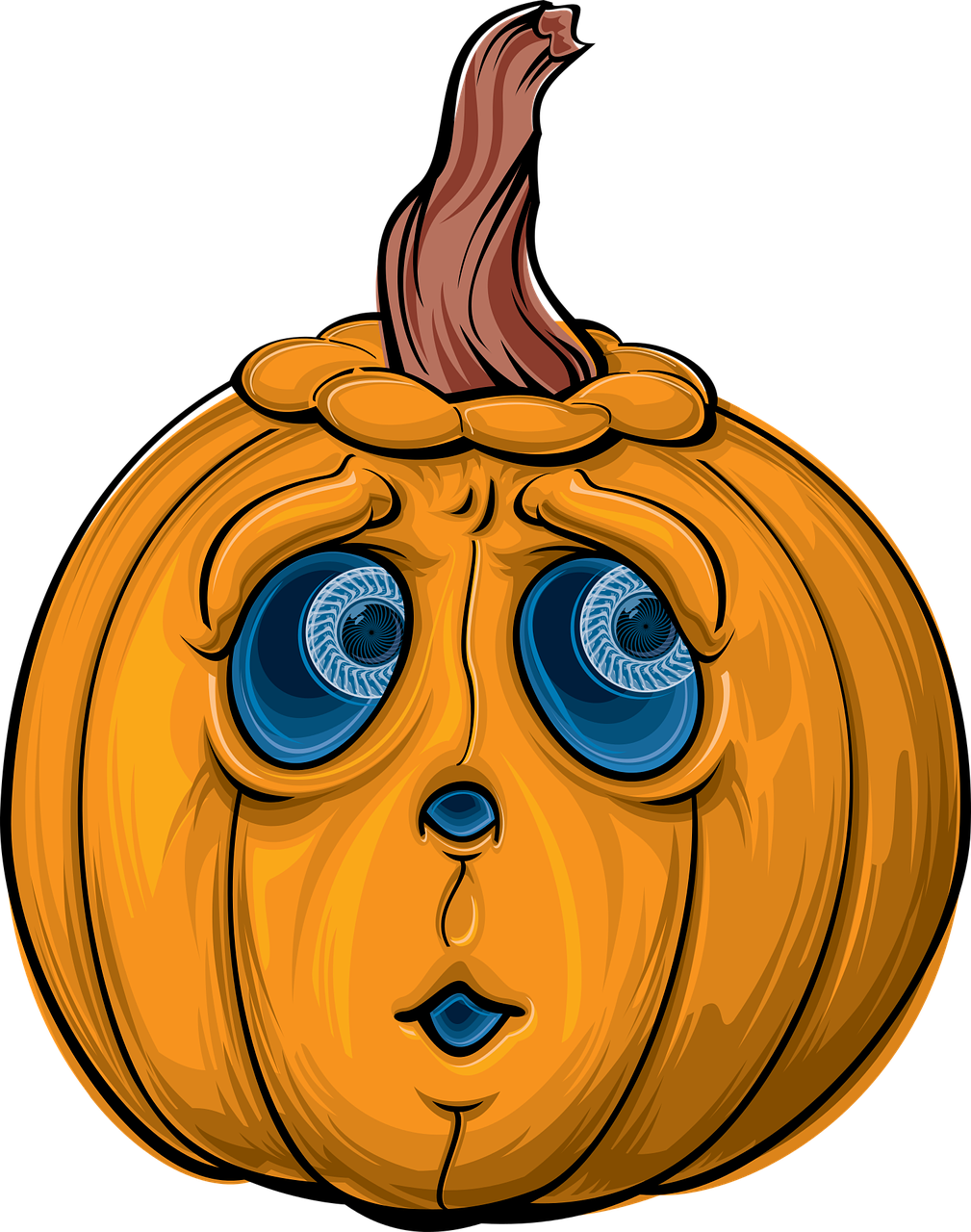 cartoon halloween pumpkin free photo