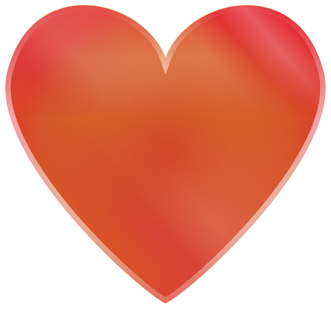 vector heart red free photo