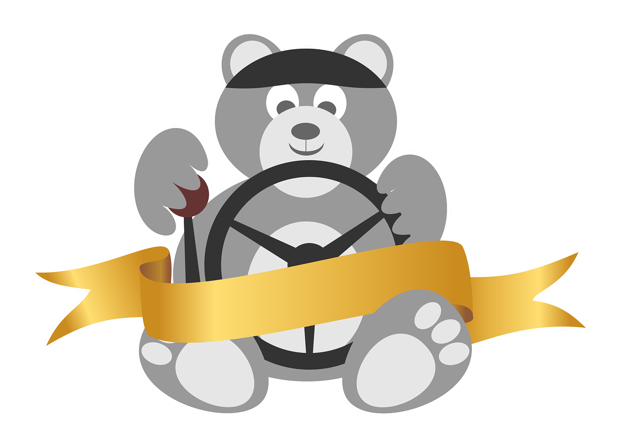 vector bear trucker free photo