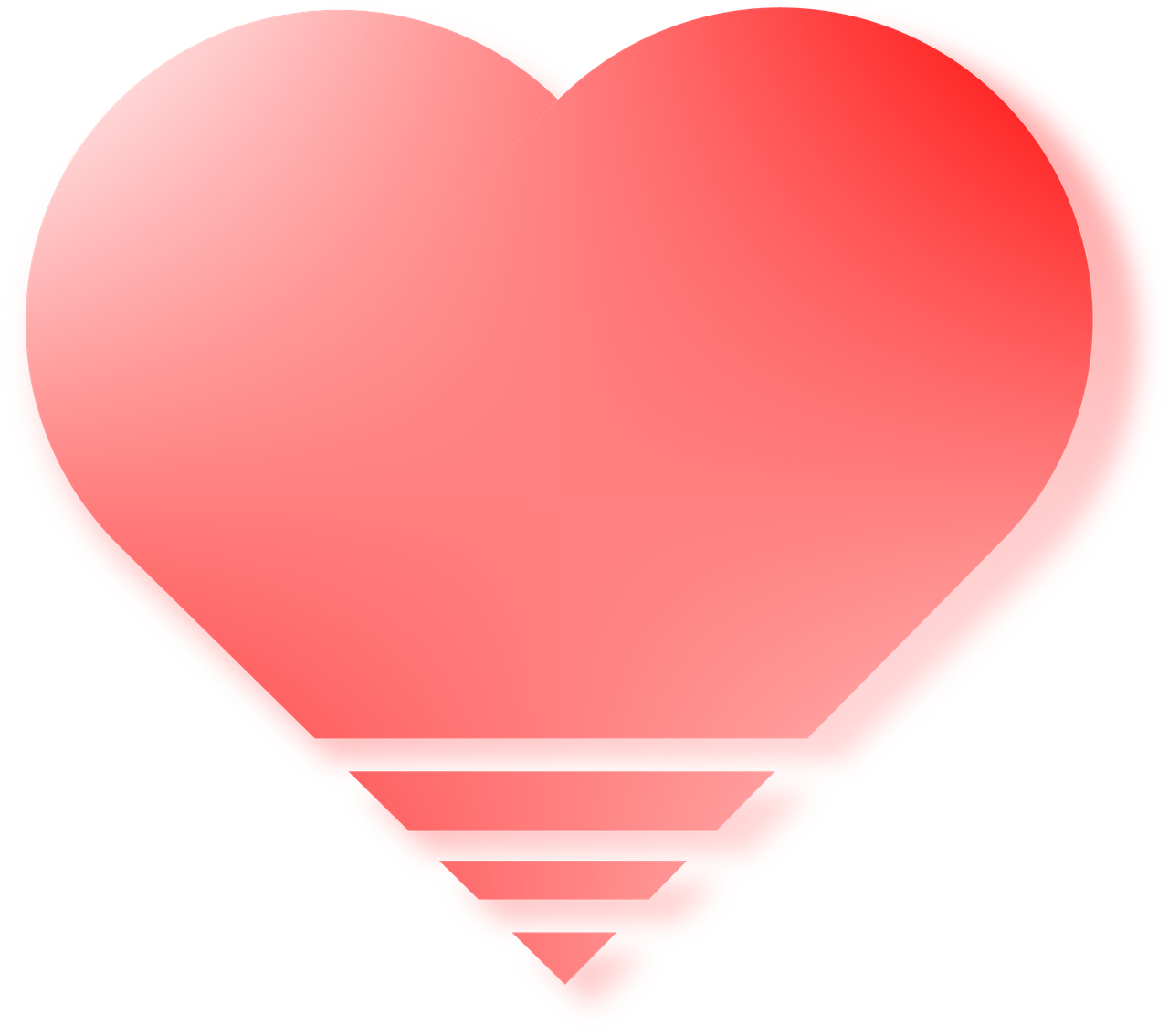 vector red love free photo