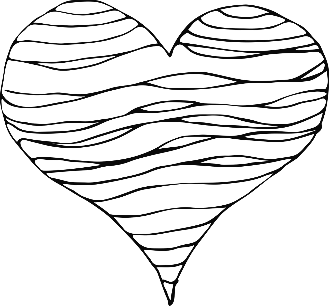 vector heart figure free photo