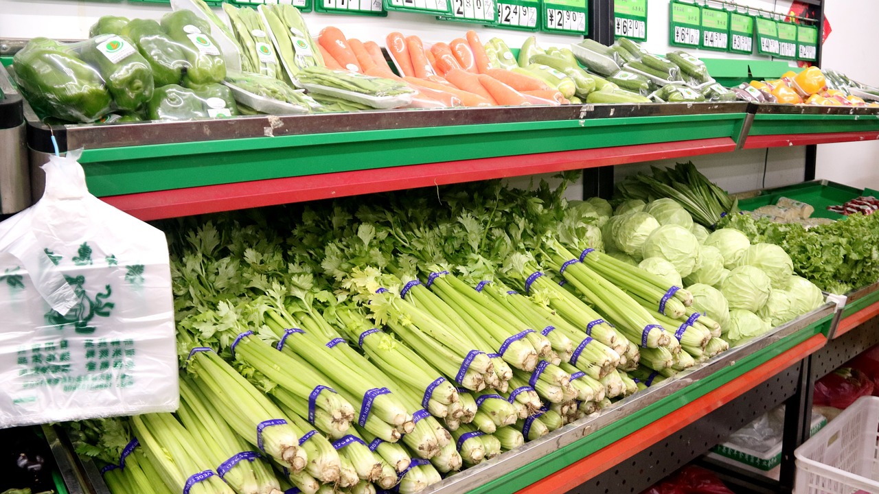 vegetable fresh vegetables celery free photo