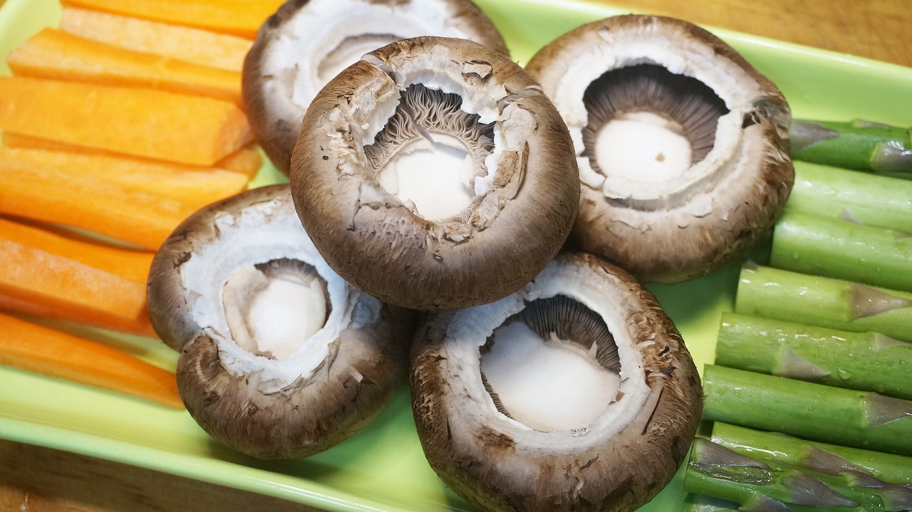 vegetable mushroom carrot free photo