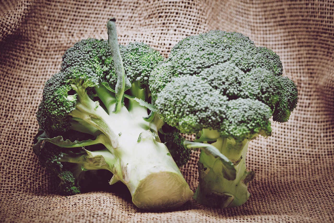 vegetable burlap broccoli free photo