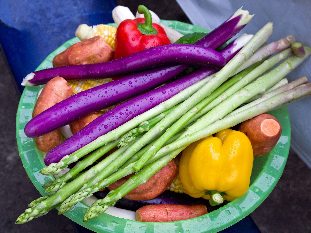 vegetable purple yellow free photo