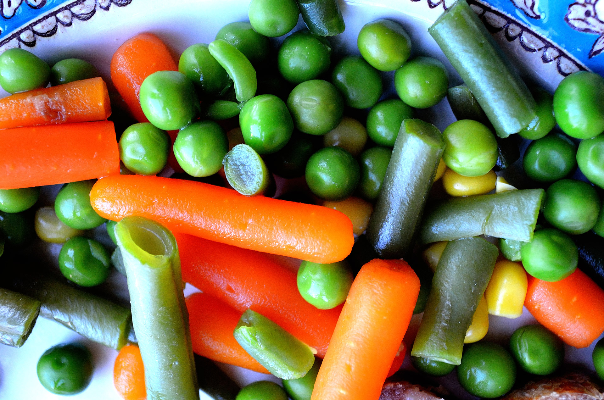 carrots peas beans free photo