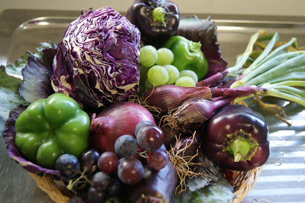 vegetables fruits and vegetables red cabbage free photo